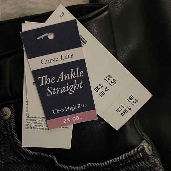 Abercrombie & Fitch Ankle Straight Ultra High Ruse Curve Love NWT - Picture 3 of 8